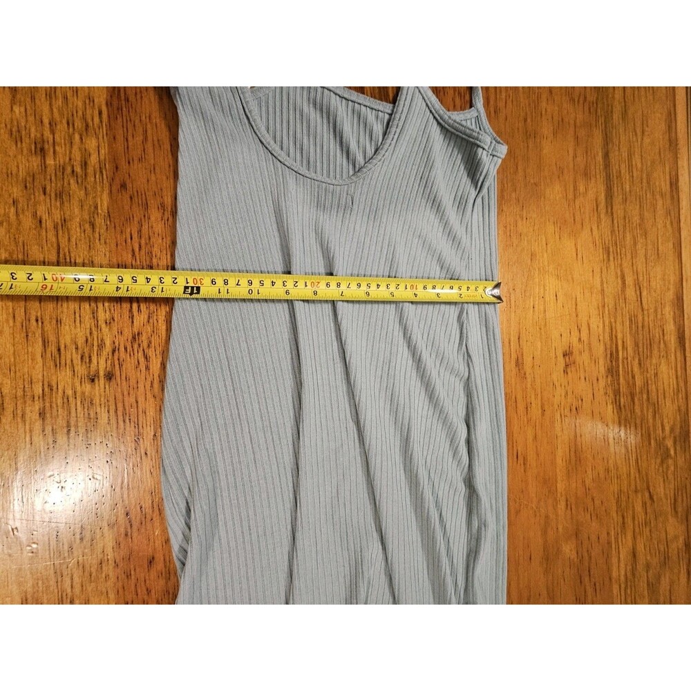 Abercrombie & Fitch Dress Ribbed Slip Midi Green Size XS P NWT Summer Casual - Picture 5 of 10